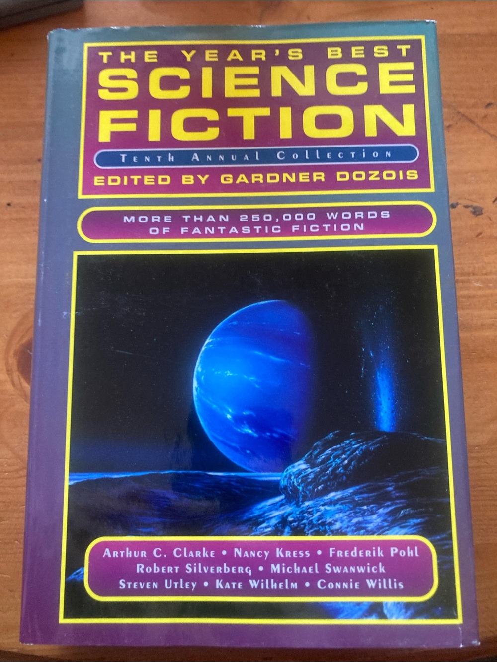 The Year's Best Science Fiction (Tenth Annual Collection) - Blue & Purple Cover